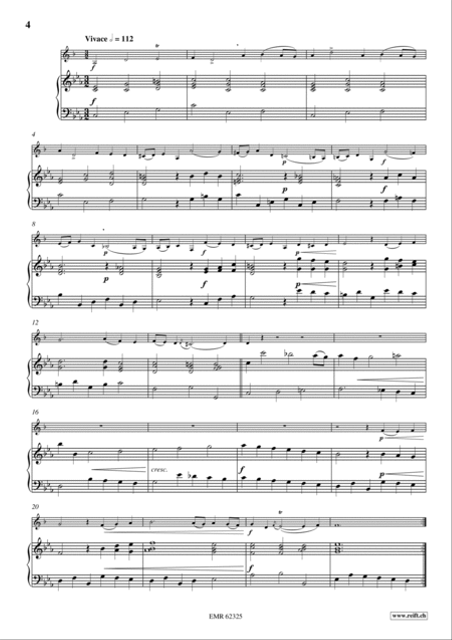 Sonata in C Minor Piccolo Trumpet scores gallery preview page 5