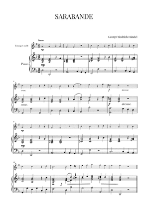 Haendel - Sarabande HWV 437 (for Trumpet and Piano)