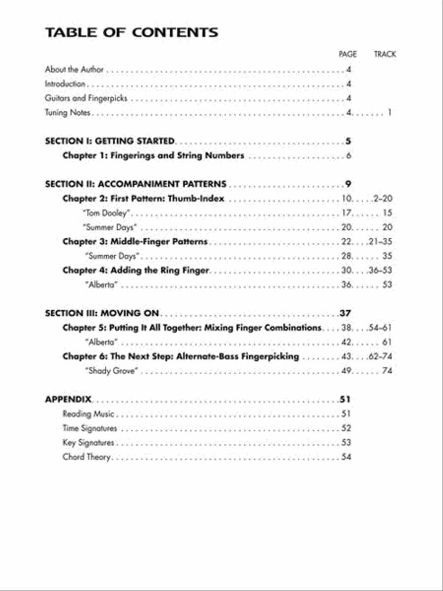 Easy Fingerpicking Guitar Fingerpicking Guitar scores gallery preview page 3