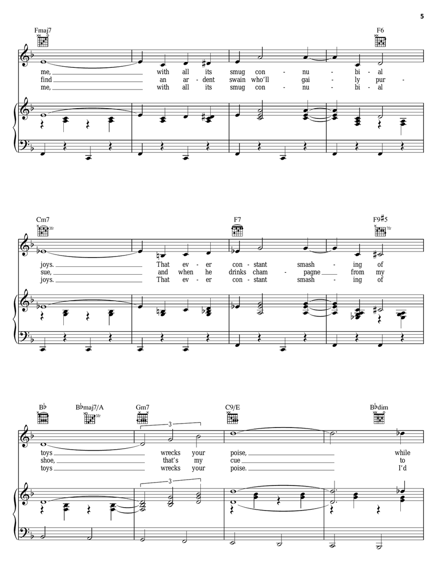 Married I Can Always Get Piano, Vocal, Guitar scores gallery preview page 5