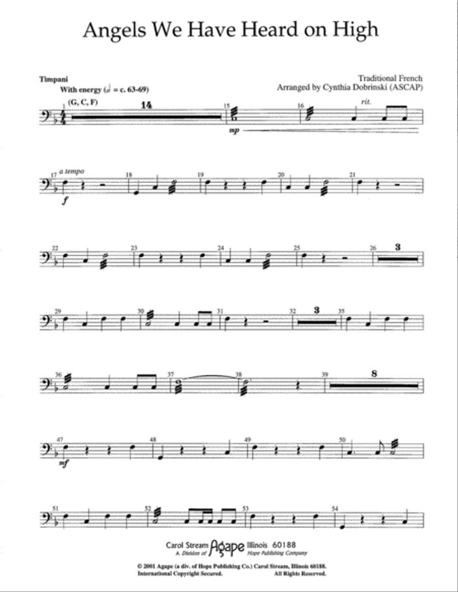 Angels We Have Heard on High 5-Octaves scores gallery preview page 7