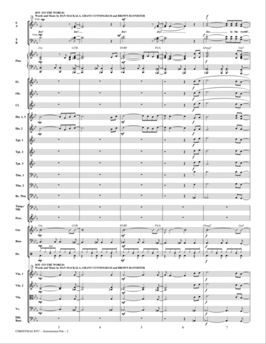 Christmas Joy! - Conductor Score (Full Score) Choir scores gallery preview page 2