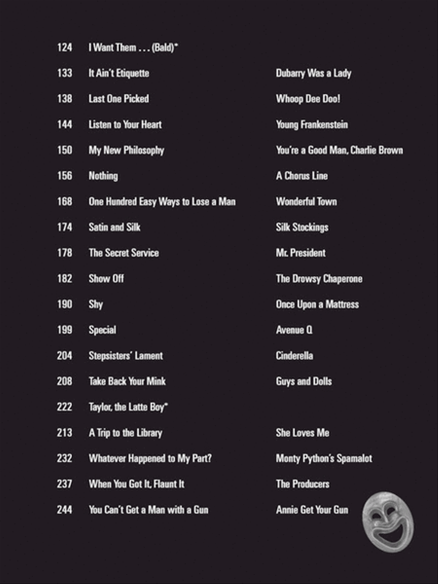 Belter's Book of Comedy Songs - Third Edition Voice scores gallery preview page 3