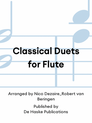 Classical Duets for Flute