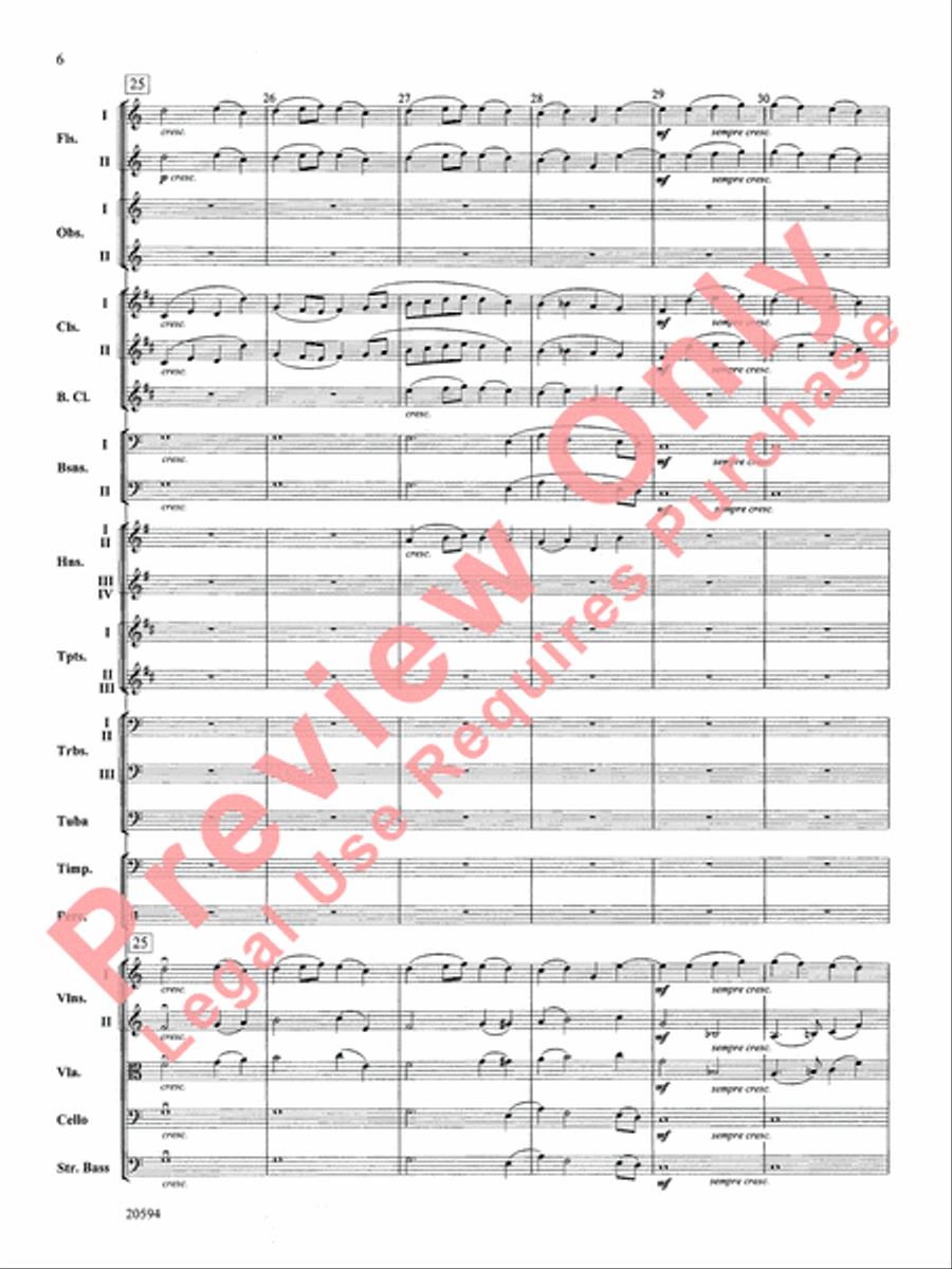 Symphony No. 9 (Fourth Movement) Full Orchestra scores gallery preview page 7