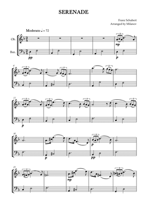 Serenade | Ständchen | Schubert | oboe and bassoon duet