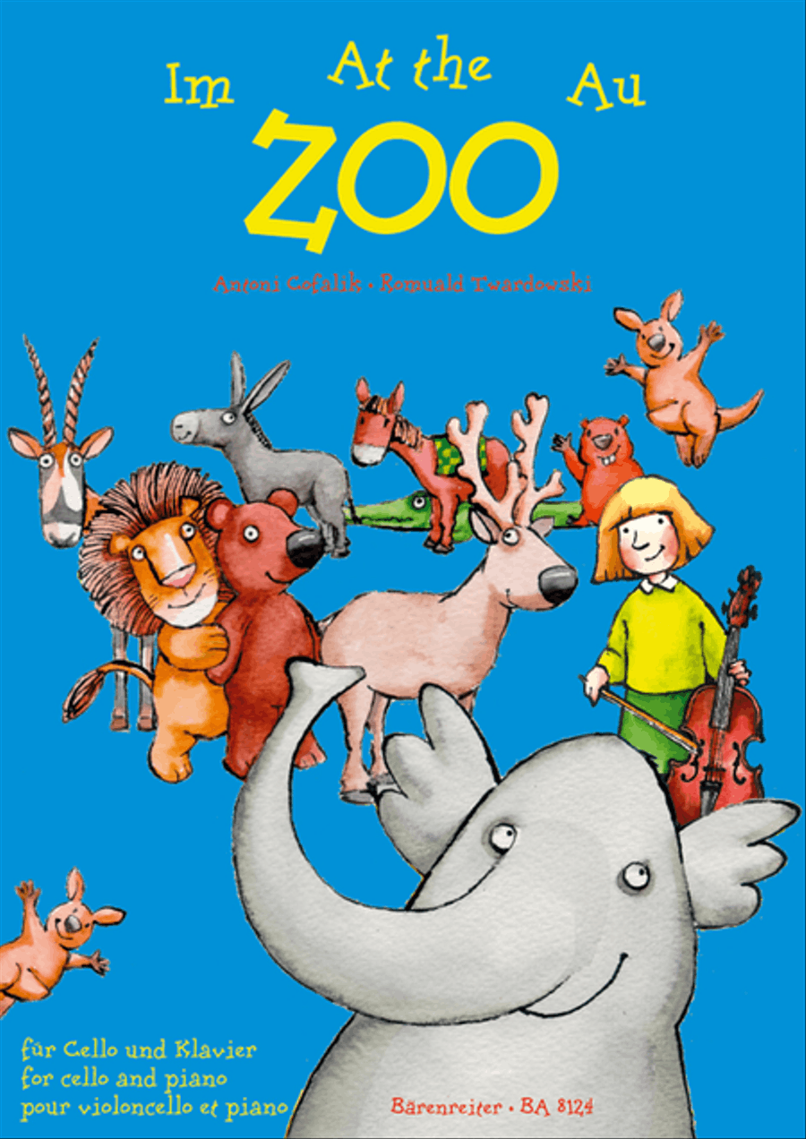 At the Zoo for Violoncello and Piano Piano Accompaniment scores gallery preview page 1