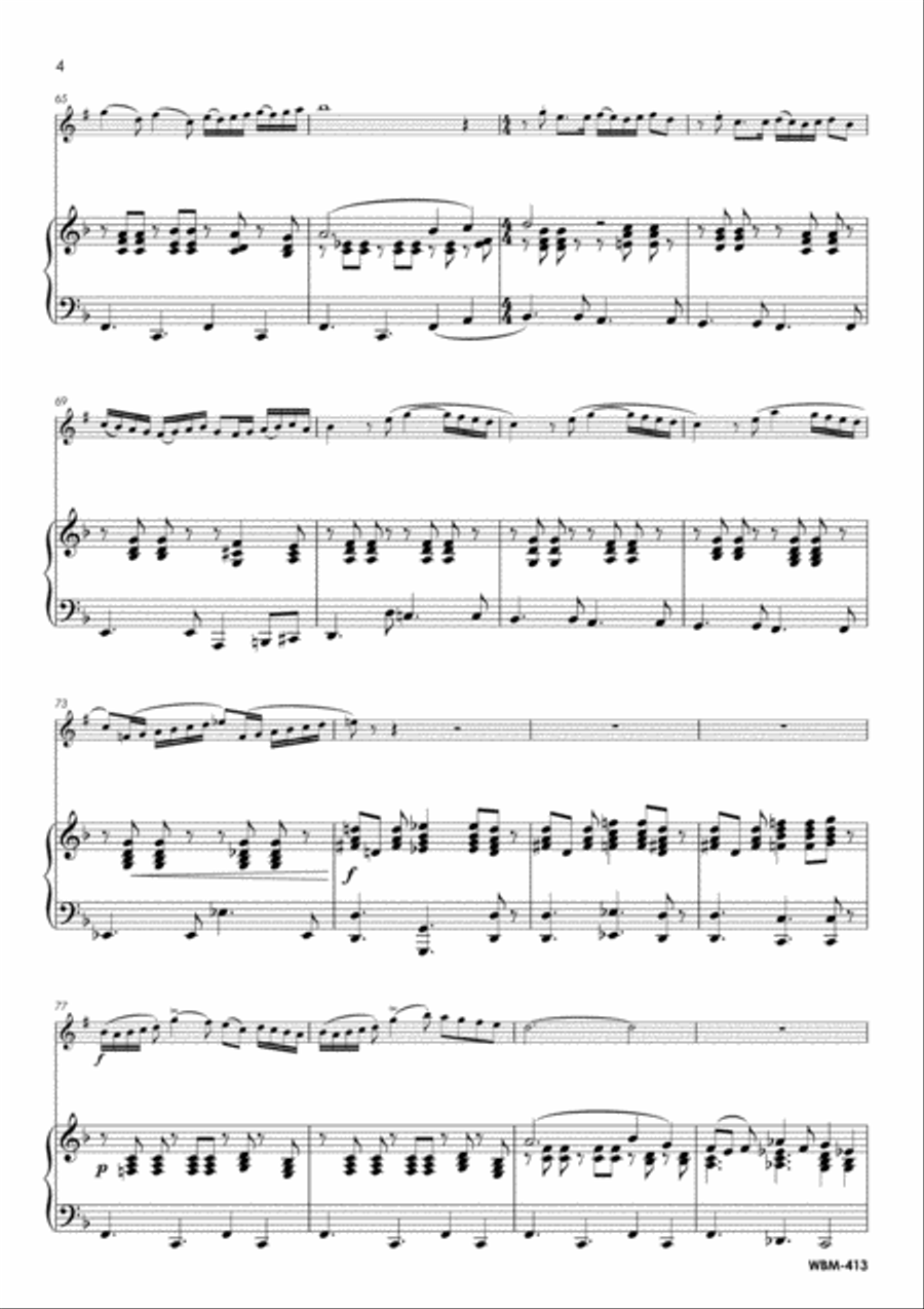 Artist Cor Trumpet Solo scores gallery preview page 5