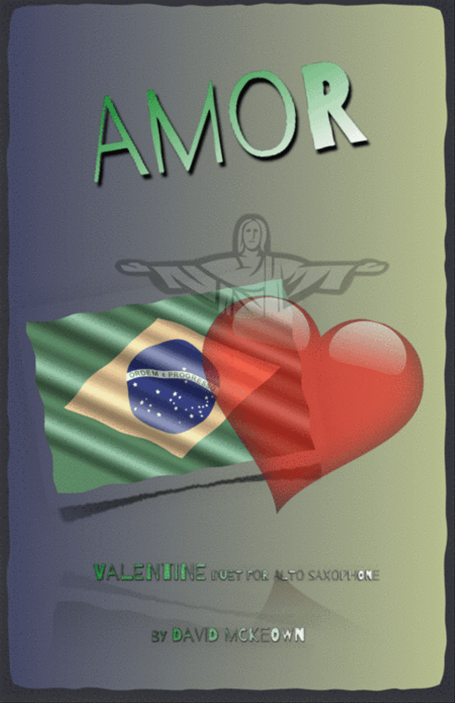 Amor, (Portuguese for Love), Alto Saxophone Duet Woodwind Duet scores gallery preview page 1