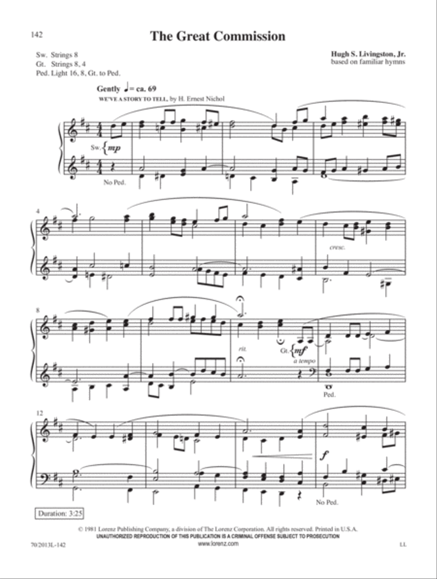 The Complete Organist, Vol. 2 Organ Solo scores gallery preview page 49
