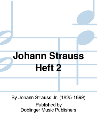 Book cover for Johann Strauss Heft 2
