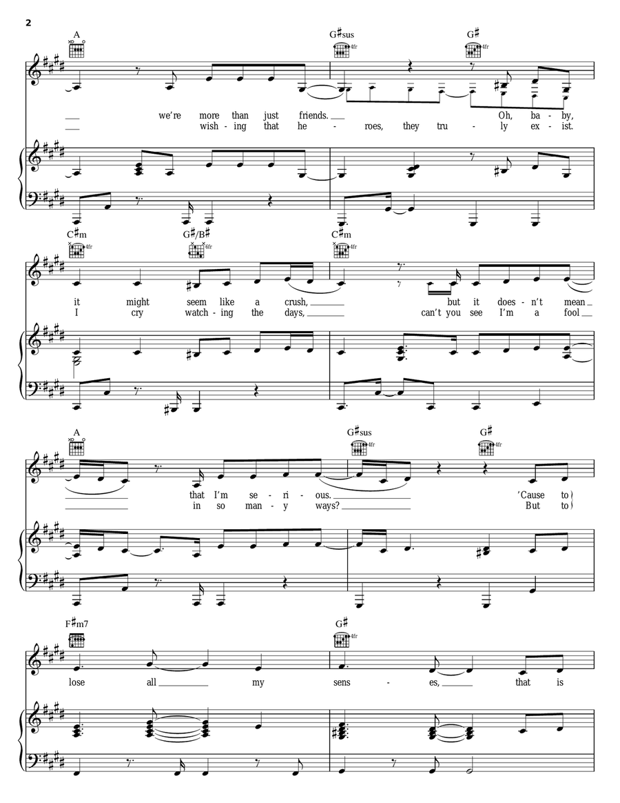 Oops!...I Did It Again Piano, Vocal, Guitar scores gallery preview page 2