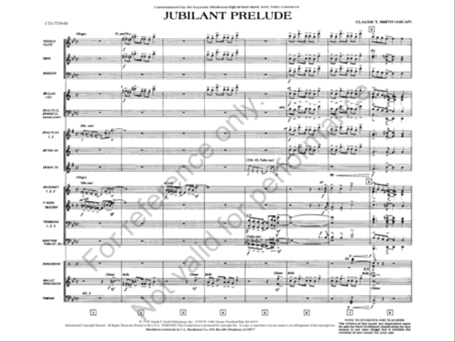 Jubilant Prelude Concert Band scores gallery preview page 4