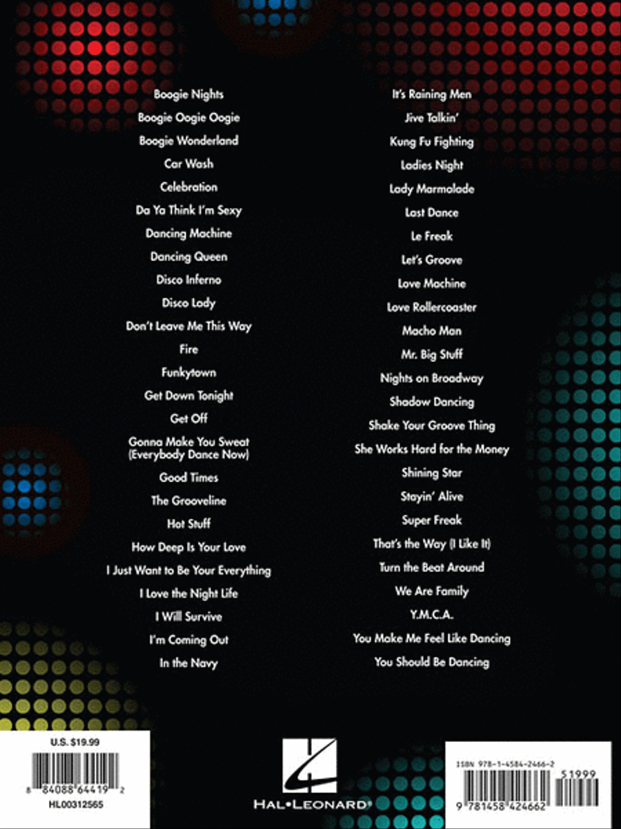The Best Disco Songs Ever Piano, Vocal, Guitar scores gallery preview page 2