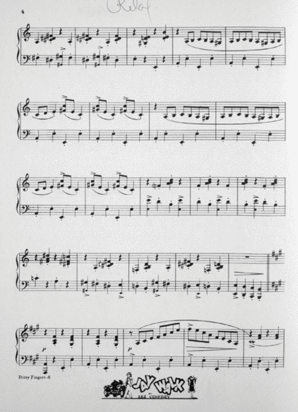 Dizzy Fingers. Zez Confrey's Novelty Piano Solos