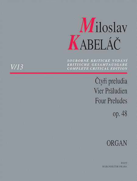 Four Preludes for Organ, op. 48