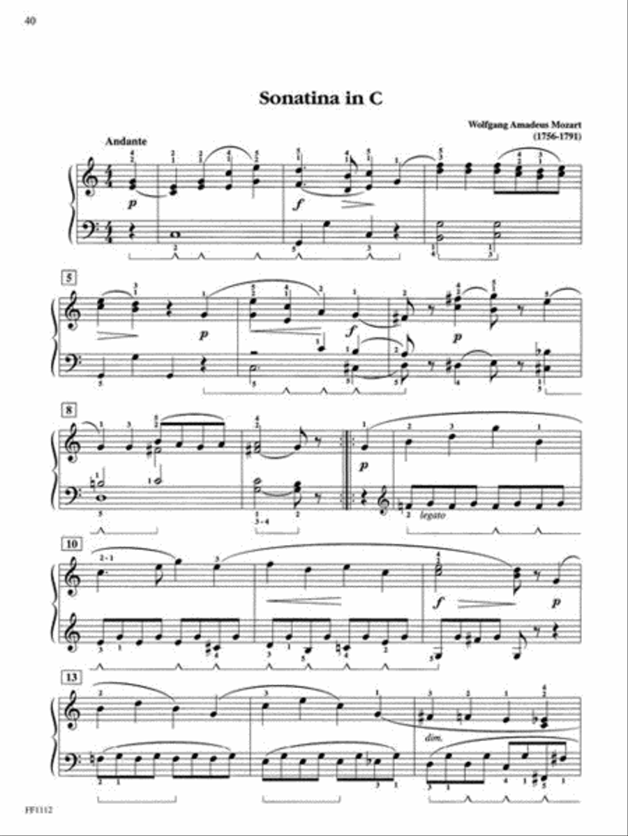 Piano Sonatinas – Book Three Piano Method scores gallery preview page 6