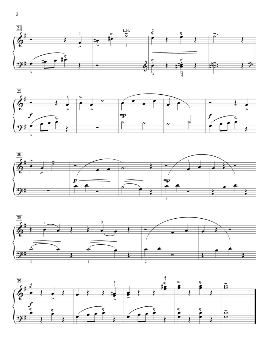 Sonatina In G Piano Method scores gallery preview page 2