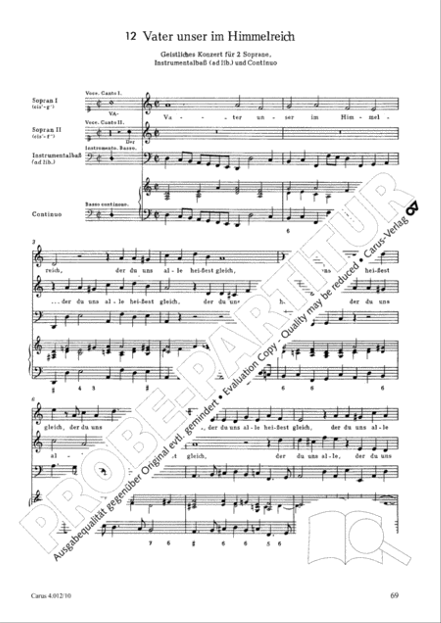 Opella Nova I. Teil 1618 Opella Nova I. Teil 1618 Collection / Songbook scores gallery preview page 70