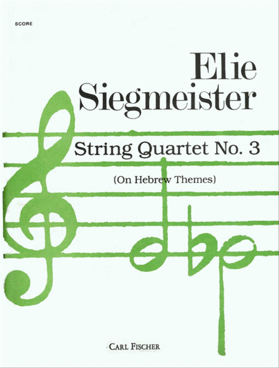 String Quartet No. 3 String Quartet scores gallery preview page 1