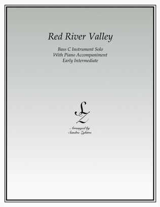 Book cover for Red River Valley (bass C instrument solo)