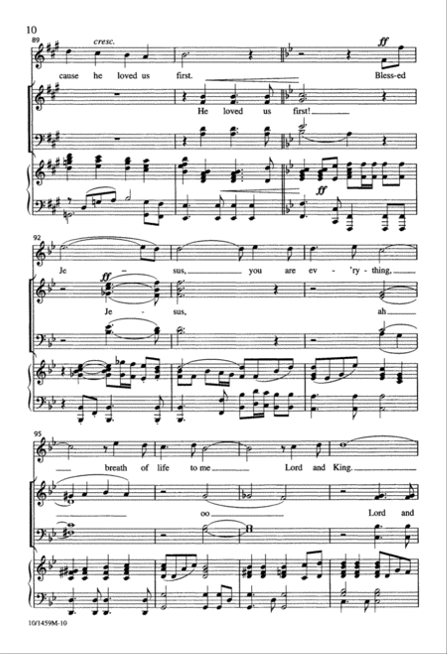 Blessed Jesus Divisi scores gallery preview page 10