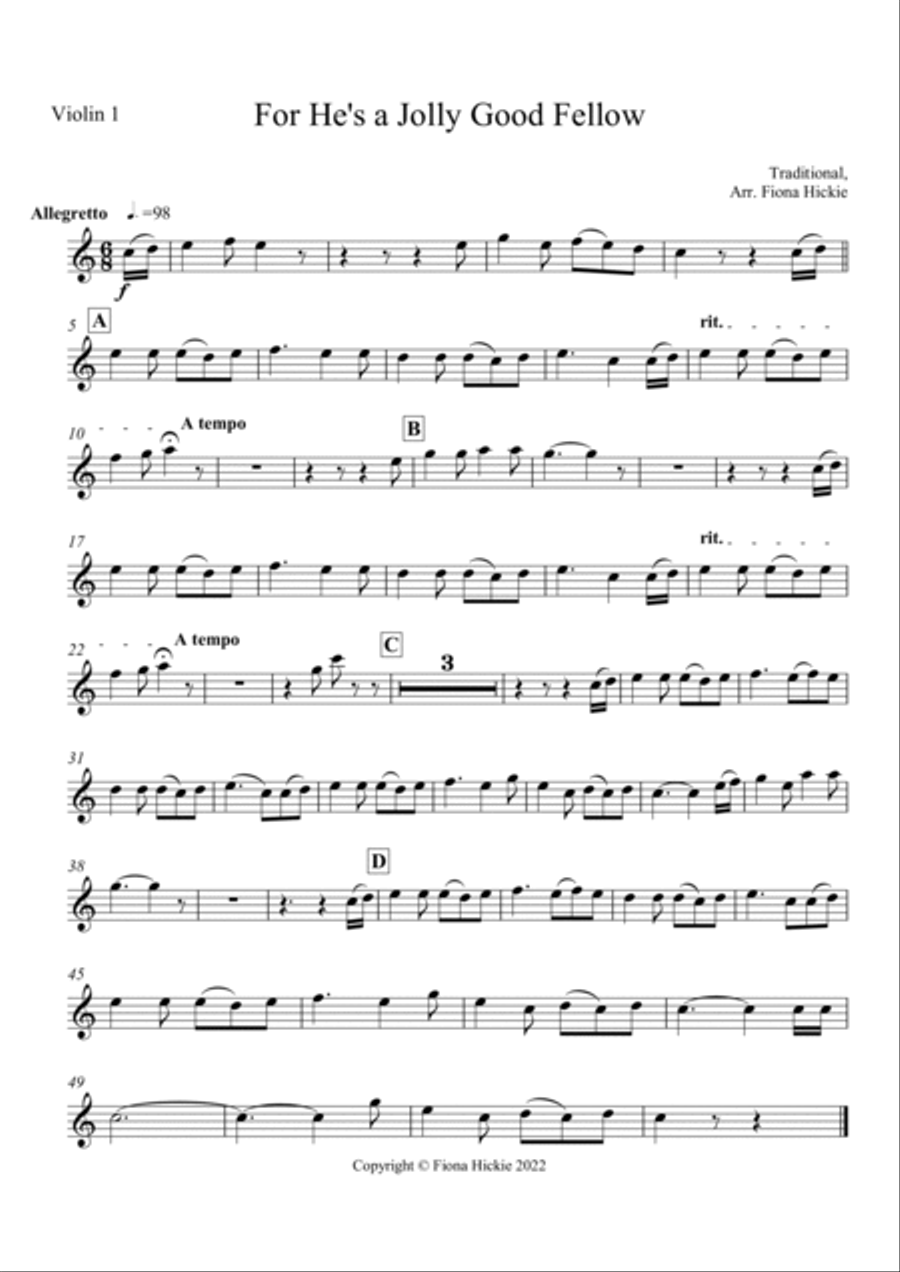 Songs for an Occasion Songs for an Occasion String Quartet scores gallery preview page 6