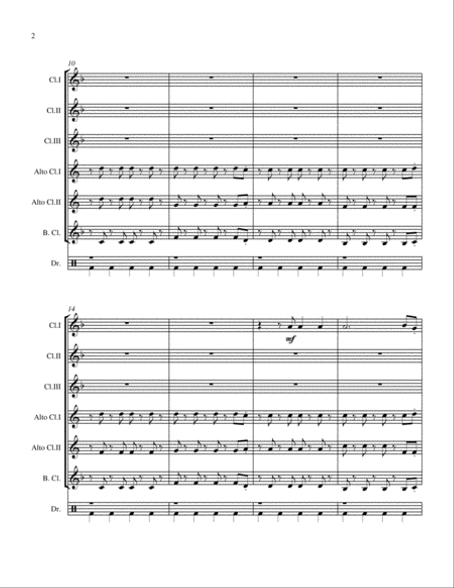 Viva La Vida Small Ensemble scores gallery preview page 5