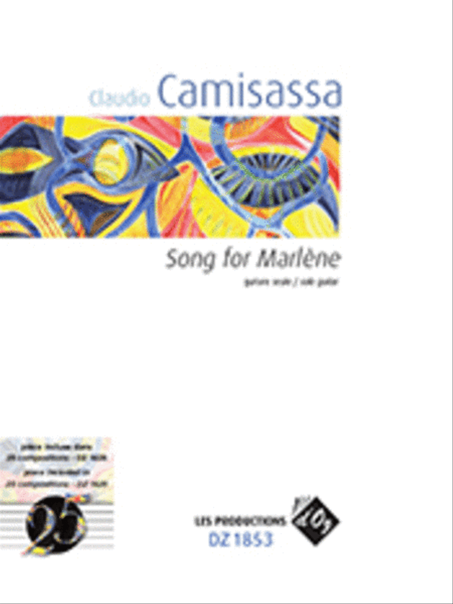 Song for Marlène Classical Guitar scores gallery preview page 1