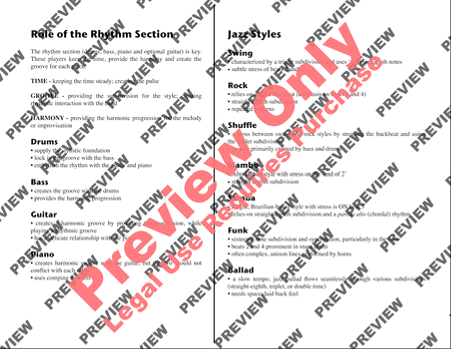 You Must Know Jazz Ensemble scores gallery preview page 5