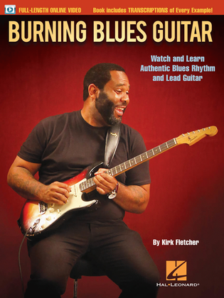 Book cover for Burning Blues Guitar