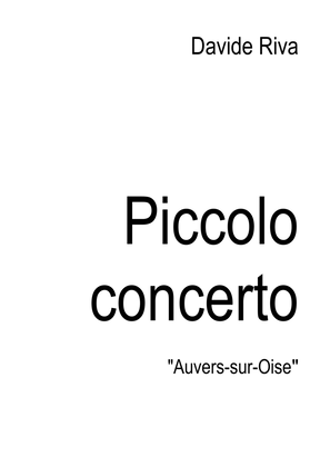 Piccolo concerto "Auvers-sur-Oise" - Score Only