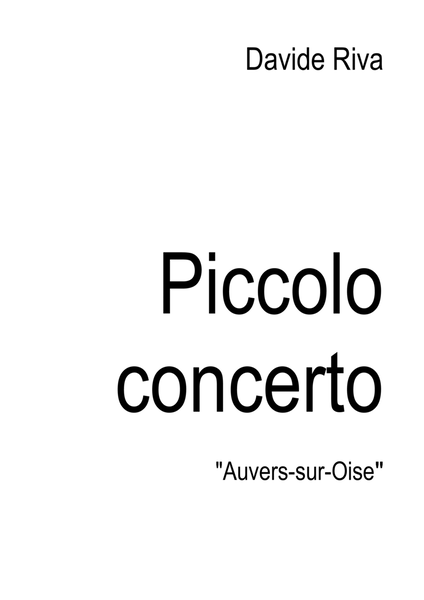 Piccolo concerto "Auvers-sur-Oise" - Score Only image number null