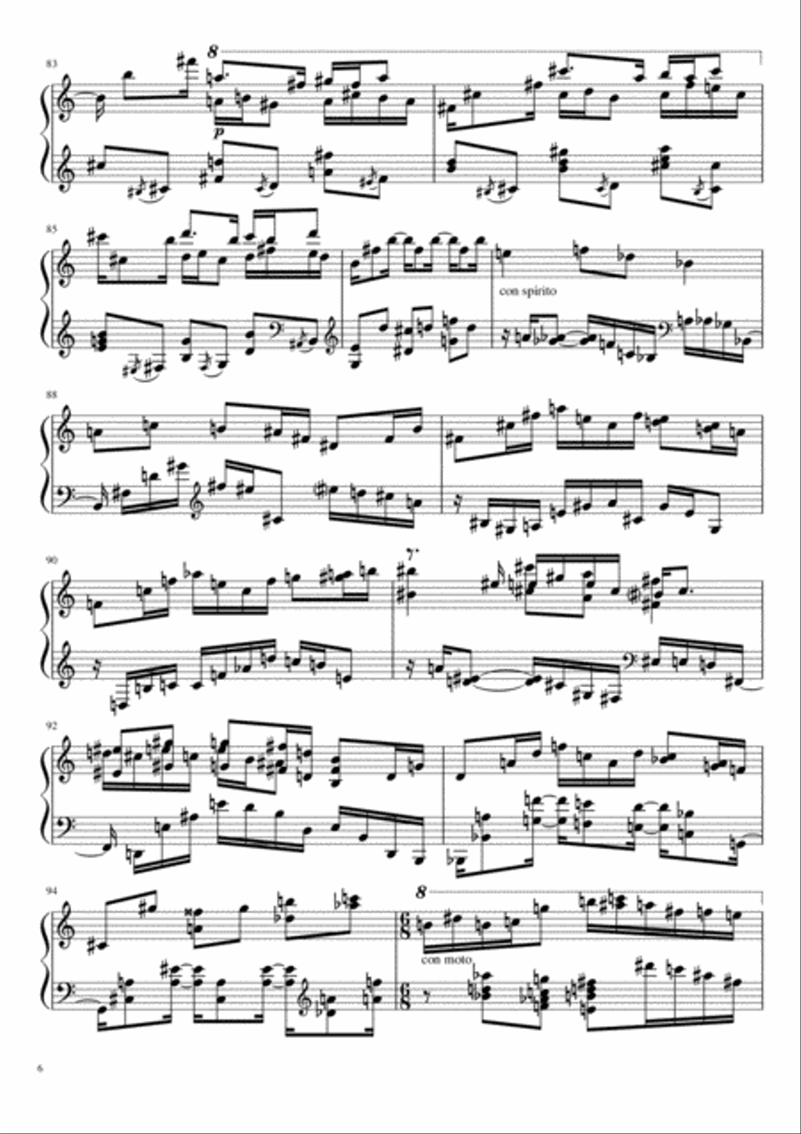 Legend #9 Legend #9 Piano Solo scores gallery preview page 6