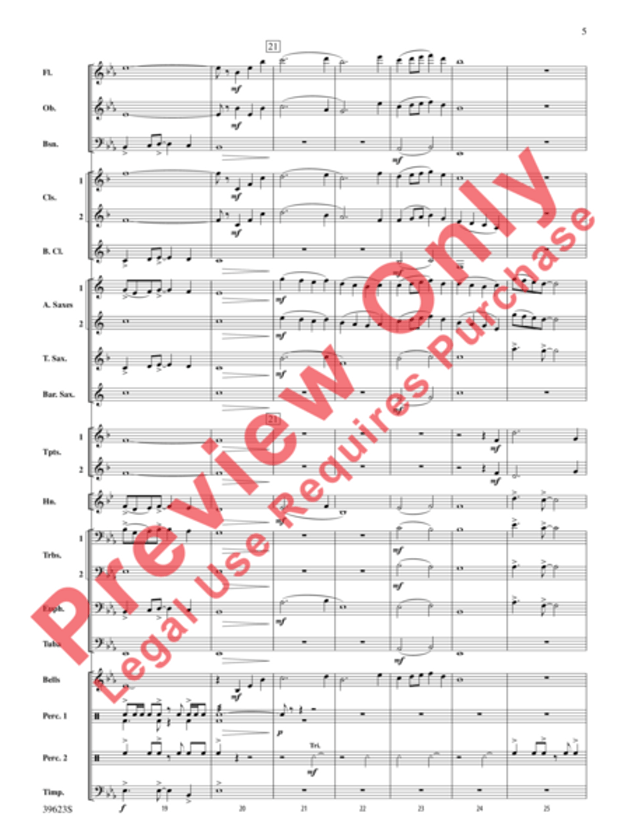 Beyond the Riverbend Beyond the Riverbend Concert Band scores gallery preview page 6
