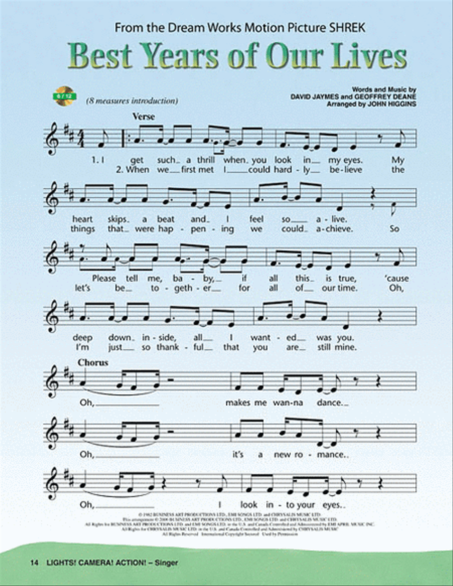 Lights! Camera! Action! Choir scores gallery preview page 7