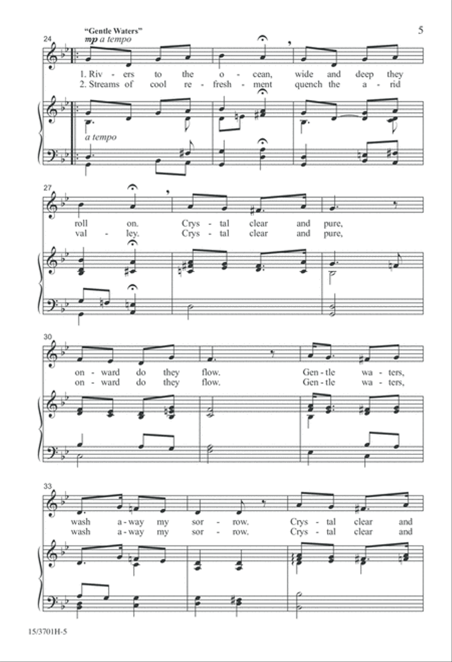 Three Hungarian Folk Songs Unison Choir scores gallery preview page 5