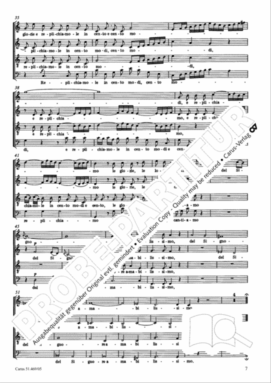 Davide penitente 4-Part scores gallery preview page 8