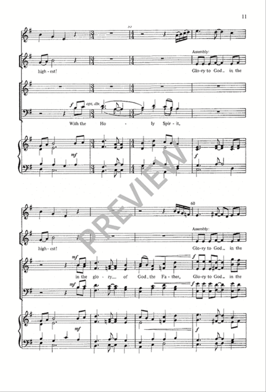 A Mass of Life 4-Part scores gallery preview page 11