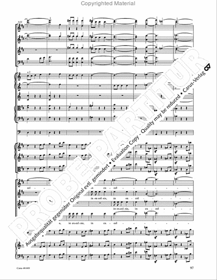 Missa solemnis Missa solemnis 4-Part scores gallery preview page 113