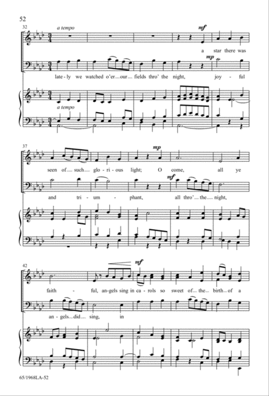 The Word Made Flesh 4-Part scores gallery preview page 54