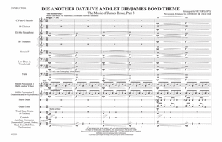 Book cover for Die Another Day / Live and Let Die / James Bond Theme: Score