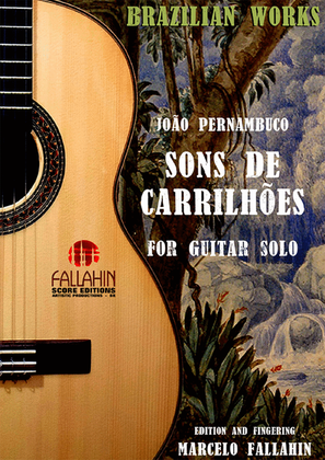 Book cover for SONS DE CARRILHÕES (SOUNDS OF CARILLONS) - JOÃO PERNAMBUCO - FOR GUITAR SOLO