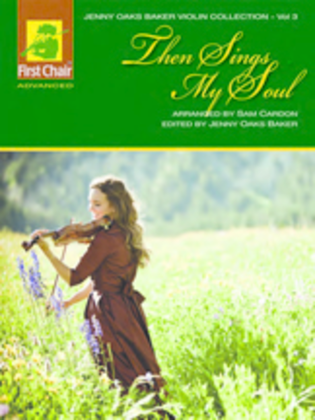 Book cover for Jenny Oaks Baker Violin Collection - Vol. 3 - Then Sings My Soul