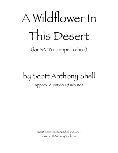 A Wildflower In This Desert
