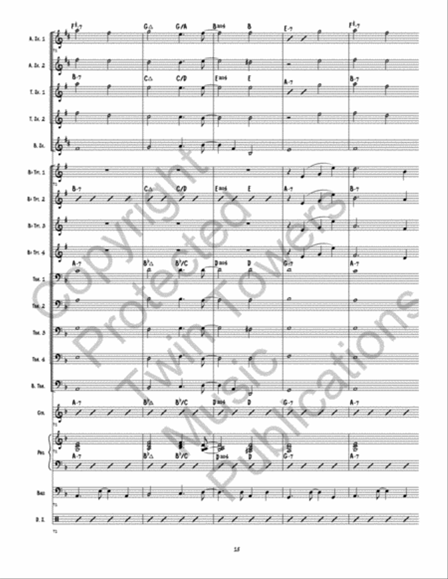 Bossalite Bossalite Jazz Ensemble scores gallery preview page 16