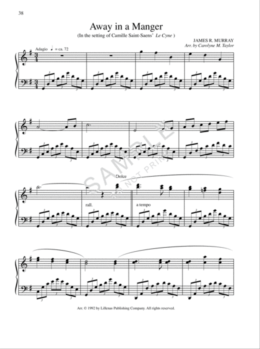 Classical Carols Piano Solo scores gallery preview page 2
