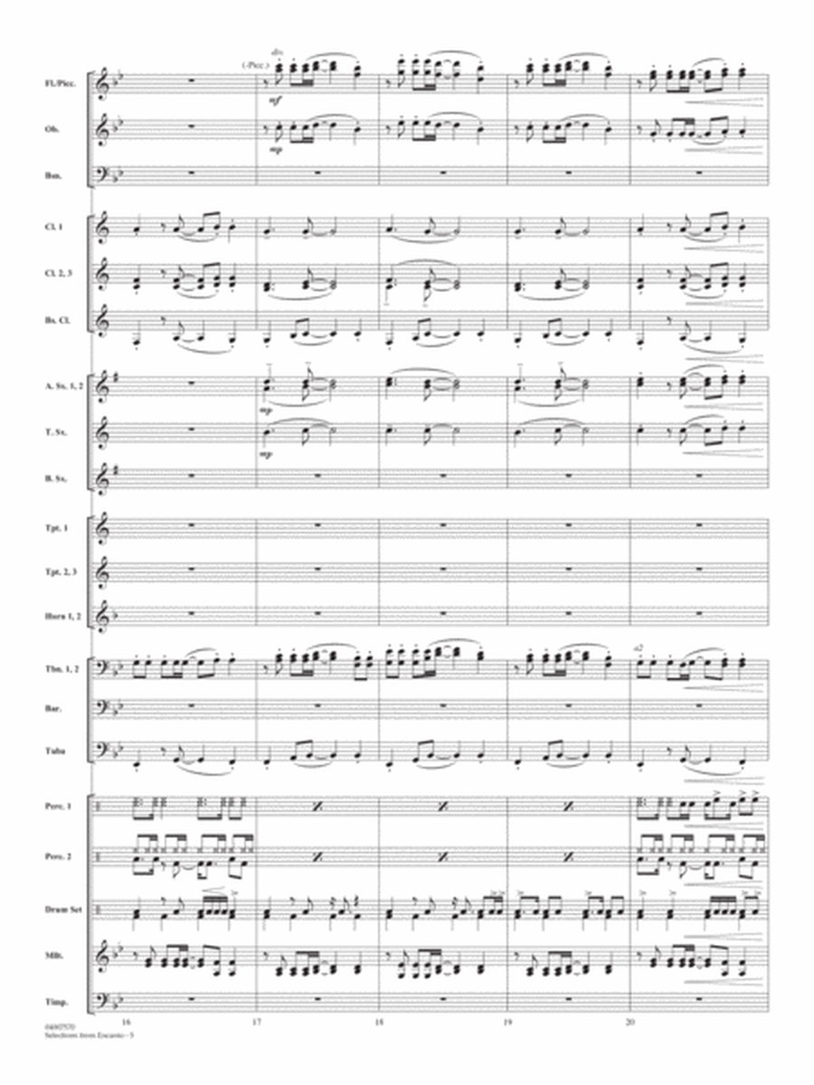 Selections from Encanto (arr. Paul Murtha) - Conductor Score (Full Score)
