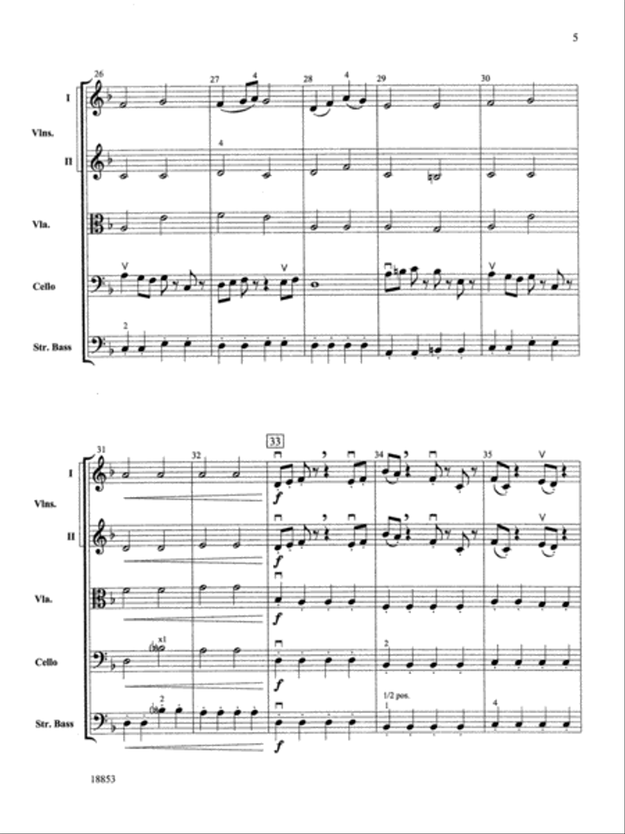 Gauntlet: Score String Orchestra scores gallery preview page 4