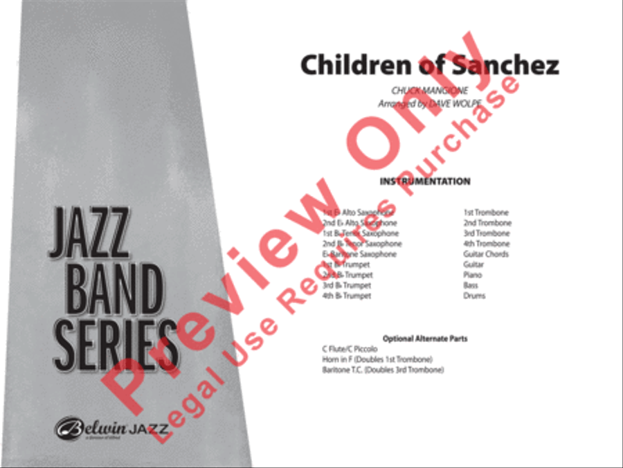 Children of Sanchez Jazz Ensemble scores gallery preview page 2
